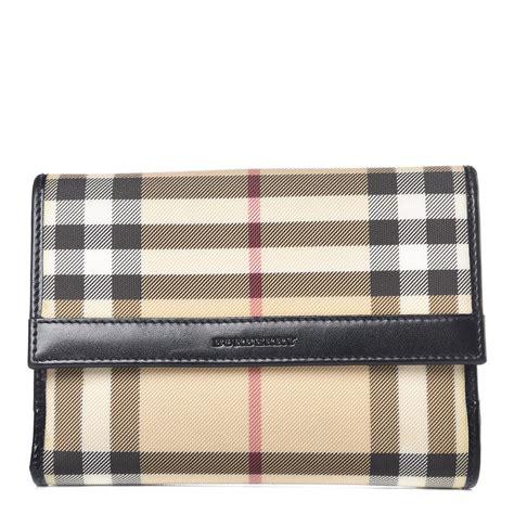 burberry nova compact wallet|BURBERRY Nova Check Compact Wallet Black .